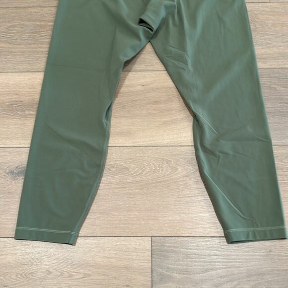 LULULEMON Green Twill Align High Rise Active Workout Leggings Size 18 - Picture 7 of 11